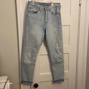 Levi’s 501s Light Wash Skinny Jeans